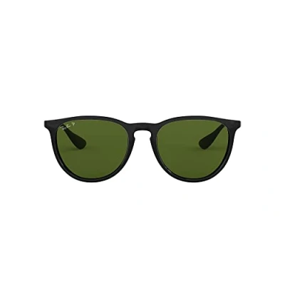 Image of Ray Ban Erika Unisex Sunglasses, Size: 54, Black