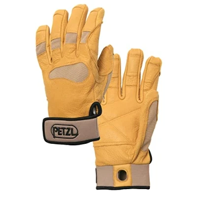 Image of Petzl Cordex Plus Gloves for Adults, Unisex, K53 ST, light brown, S
