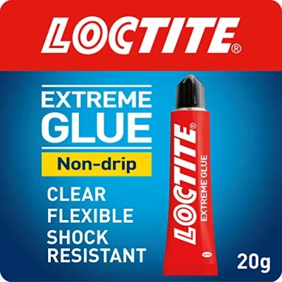 Image of Loctite Extreme Glue, Flexible All Purpose Clear Glue with Shock &amp; Weather Resistance, Repair Non Drip Gel Formula, Strong for Indoor and Outdoor, 1 x 20g