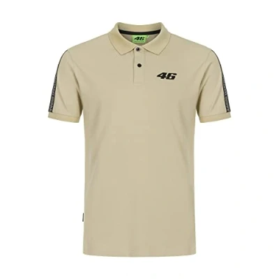 Image of VR 46 Men&#039;s Core Polo Shirt, Dove Grey, S