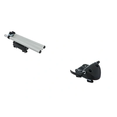 Image of Peruzzo Pordoi Deluxe Single Bike Roof Rack Silver/Black