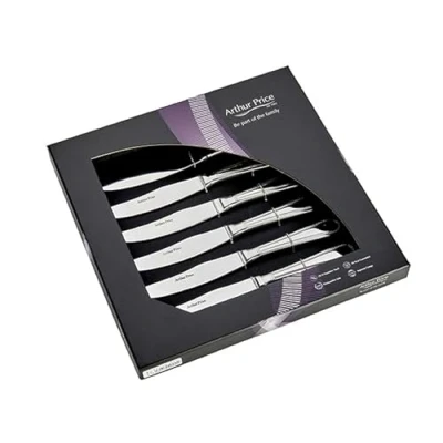 Image of Arthur Price Classic Bead Set of 6 Steak Knives