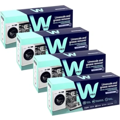 Image of Wpro Universal Washing Machine &amp; Dishwasher Descaler Grease Remover (48 x 50g Sachets)