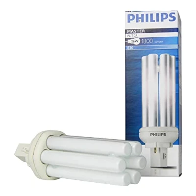 Image of Philips Light Bulb Warm White PL T 26 Watt 830 2P G24d 3