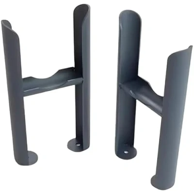 Image of Manissa Anthracite Freestanding 3 Column Traditional Radiator Feet Central Heating and Electric