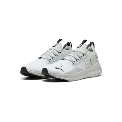 Image of PUMA Unisex SOFTRIDE Symmetry FUZION Road Running Shoe, White Cool Light Gray Navy, 3.5 UK