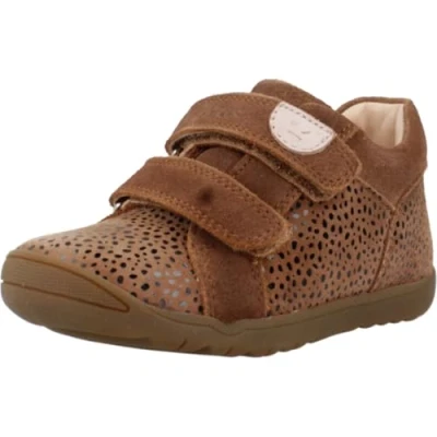 Image of Geox Boy&#039;s B MACCHIA Girl A Sneaker, 10 UK Child Brown