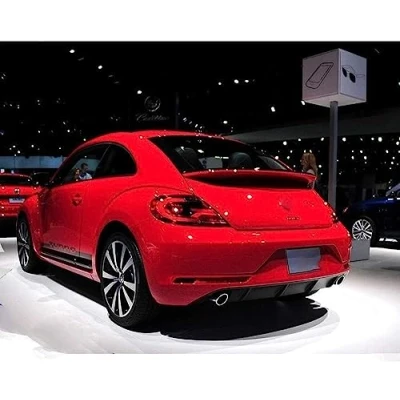Image of Car Spoiler ABS Trunk Tail Rear Wing For VW Beetle 2013 2014 2015 2016 2017 2018,Auto Styling Decoration,B red