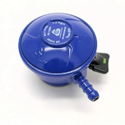Image of Cavagna 28Mbar Butane Gas Regulator For 21Mm Cylinders 5 Year Warranty