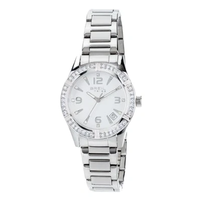 Image of Breil Women&#039;s Collection Watch C&#039;est Chic EW0270 Lady&#039;s Time Only with Crystals Polished Steel Strap 32 mm