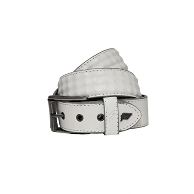 Image of Lowlife Cover Up Leather Belt in White