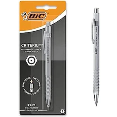 Image of BIC Criterium 2mm Lead Mechanical Pencil Silver