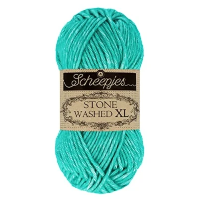 Image of Scheepjes 864 Turquoise Stone Washed (XL) Yarn 1 x 50 g