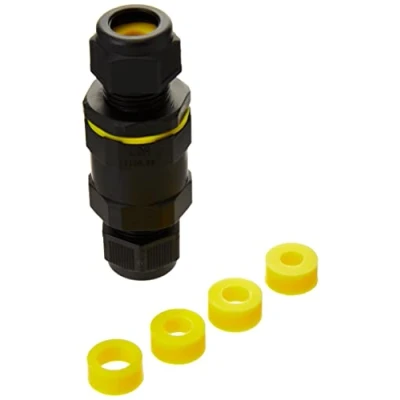 Image of Knightsbridge JBAV002 JB IP68 16A Weatherproof Inline Connector (3 Pole), 230 V, Grey