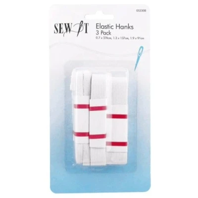 Image of Birch Pack of Three Elastic Hanks 053308