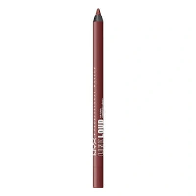 Image of NYX Professional Makeup Line Loud Lip Pencil, Waterproof, Infused with Jojoba Oil, Smooth Comfy Lips, Soft Matte Finish, Vegan Formula, Sassy