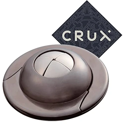Image of Hanayama Cast UFO Puzzle Level 4 of 6 Fairly Hard Includes Crux Sticker