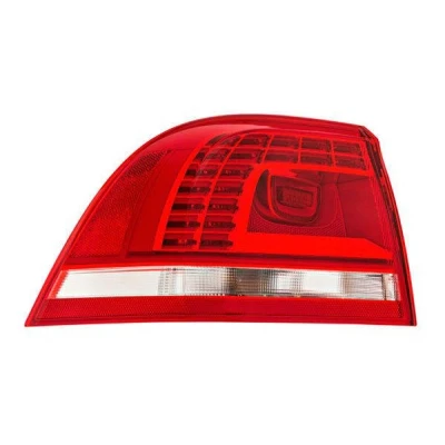 Image of 7P6945207 Rear light VALEO 044606 ORIGINAL PART Left Outer section with bulbs bulb holder VOLKSWAGEN: Touareg II