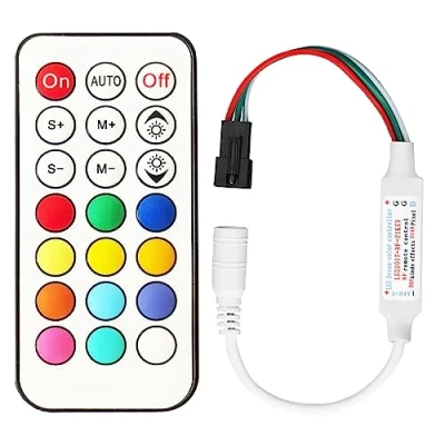 Image of Tesfish 5V 24V RF Remote Controller 366 Kinds of Changes LED for WS2811 WS2812 WS2812B Strip Light