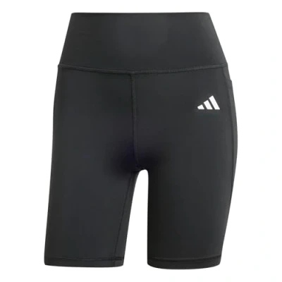Image of adidas Women&#039;s Optime Essentials Stash Pocket 7inch Short Leggings, black, XXS