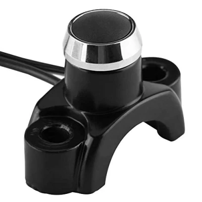 Image of Engine Start Switch Qiilu Motorcycle Handlebar Stop Kill Button for Pit Dirt Bike ATV Quad(C Type)