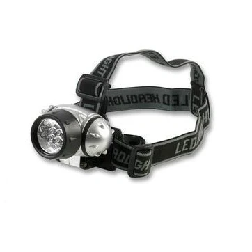 Image of Ex Pro LED Head Torch Adjustable Strap with Padded Front Section for Comfort and Position Work Area Focus. 12x High Intensity LEDs (100,000 Hours Average Life)