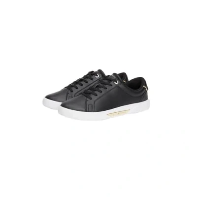 Image of Tommy Hilfiger Women Trainers Court Shoes, Black (Black), 36
