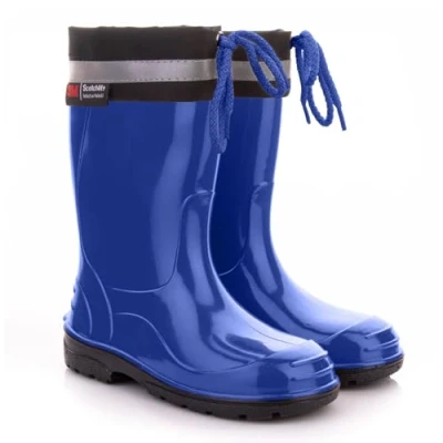 Image of LEMIGO KIM Children&#039;s Wellington Boots Rain with Cuff, blue, 6 UK Child
