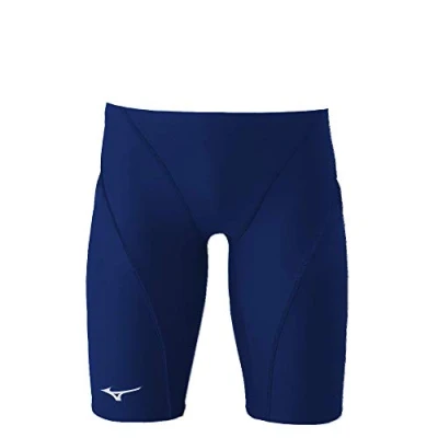 Image of Mizuno Exer Men&#039;s Jammer Swimsuit, Navy, Size 32