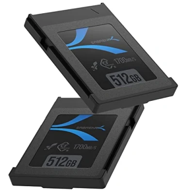 Image of SABRENT CFexpress Type B Memory Card 512gb (2 Pack) Rocket CFX, cf express high speed R1700MB/s W1500MB/s DSLR Cameras compatible for professional photographers, videographers (CF XTBT 512X2)