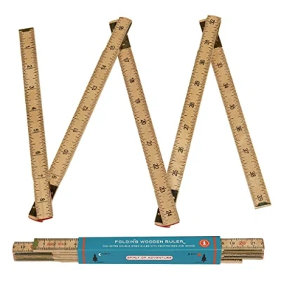 Image of Sprit of Adventure 1m Folding Wooden Ruler
