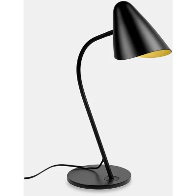 Image of Organic Table lamp Black Golden 1x E27