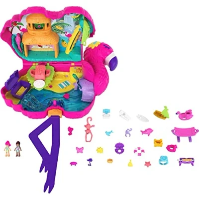 Image of Polly Pocket Flamingo Party Playset