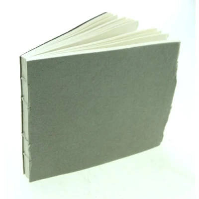 Image of Khadi Handmade Bound Sketchbook 210gsm : Rough :13x16cm 20 Sheets