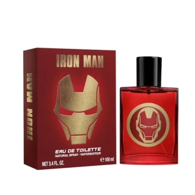 Image of Marvel Iron Man Eau de Toilette Natural Perfume Spray, Vegan and Dermatologically tested EDT Spray for Teenager, 100ml