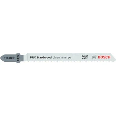 Image of Bosch 25x Jigsaw Blade T 101 BRF Clean for Hard Wood (for Wood, Straight Cuts, Professional Accessories Jigsaw)