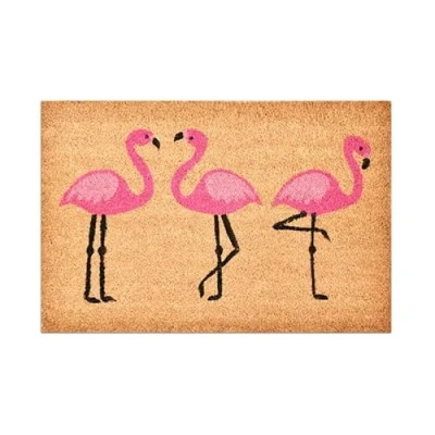 Image of Elkoza Coco &amp; Coir Door Mat Indoor/OutdoorHeavy Duty Bristles 100% Natural Weather ResistantEco friendly Non Slip Welcome Entrance Doormat (40 X 60CM 15MM Thick Mat)