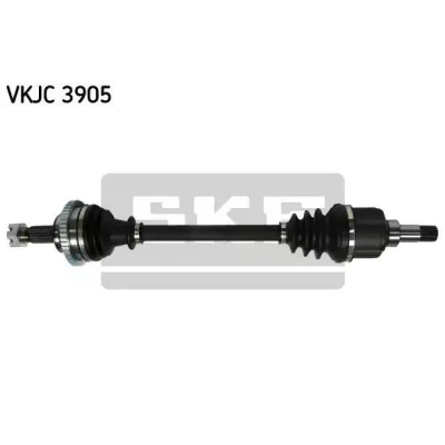 Image of 3272AE, 3272AF Drive shaft SKF VKJC 3905 58,5, 599mm CITROËN: Berlingo / First I, Xsara Coupe, PEUGEOT: 206 Hatchback, Partner I Combispace