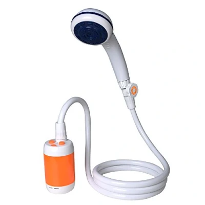 Image of Camping Shower Portable Outdoor Handheld Electric Shower,Water Flow Stalls Adjustment,4800mAh Rechargeable Battery, Contol and Shut OFF Valve for Showering, Washing, Cleaning, etc