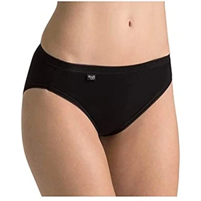 Image of Sloggi Women&#039;s Basic+ Tai Brief, Black, 14 UK