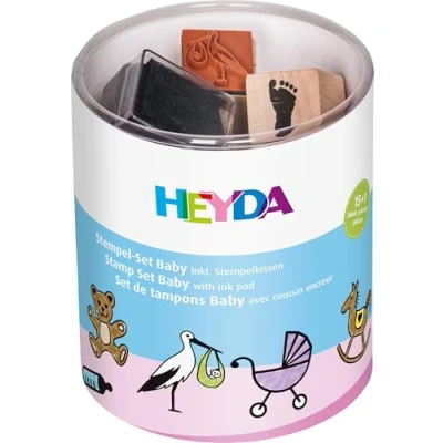 Image of Heyda Stamp Set (Baby) Motivgröße: 1,5cm x Black