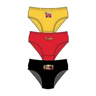 Image of TDP Textiles Cars Pack Of 3 Briefs Boys (7 8 Years) Multicolor