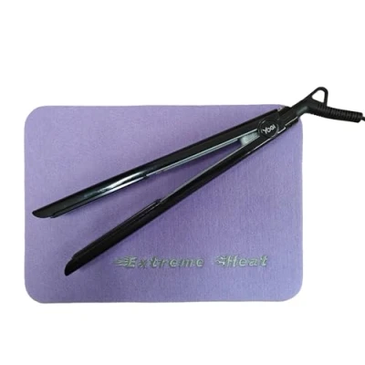 Image of Extreme Heat Protection Safety Flat Mat for GHD Hair Straighteners and Tongs etc (Purple)