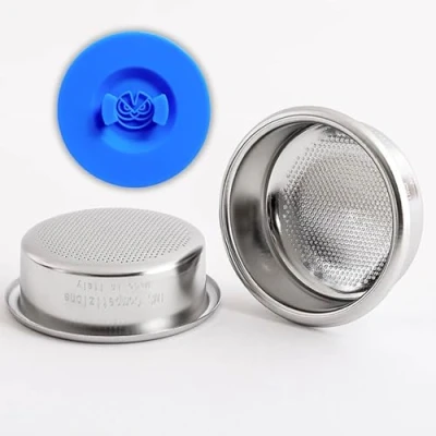 Image of IMS Competition Convex Filter Basket B702TCH28E for bottomless 58mm portafilters with Blind Backflush Disc