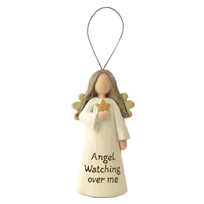 Image of Hanging Angel Decoration with the quote Watching by Heaven Sends