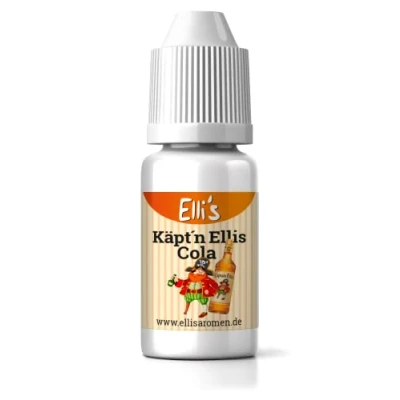 Image of Ellis Aromen Captn Cola liquid food flavour for and liquids, baking, cooking, as oatmeal quark low calorie