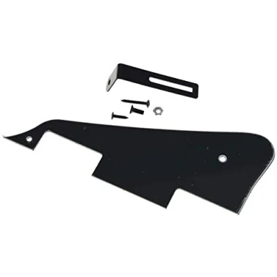 Image of Dopro Black 3 Ply LP Guitar Pickguard with Bracket for Epiphone Les Paul