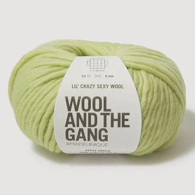 Image of Wool and the Gang, Lil&#039; Crazy Sexy Wool, Apple Green, 100g, Chunky