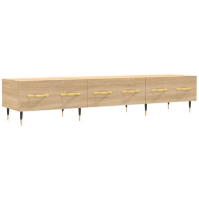 Image of vidaXL TV Cabinet Sonoma Oak 150x36x30 cm Engineered Wood