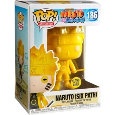 Image of Funko 42755 Pop! Animation: Naruto puden (Six Path) (Yellow Glow in the Dark Special Edition) #186